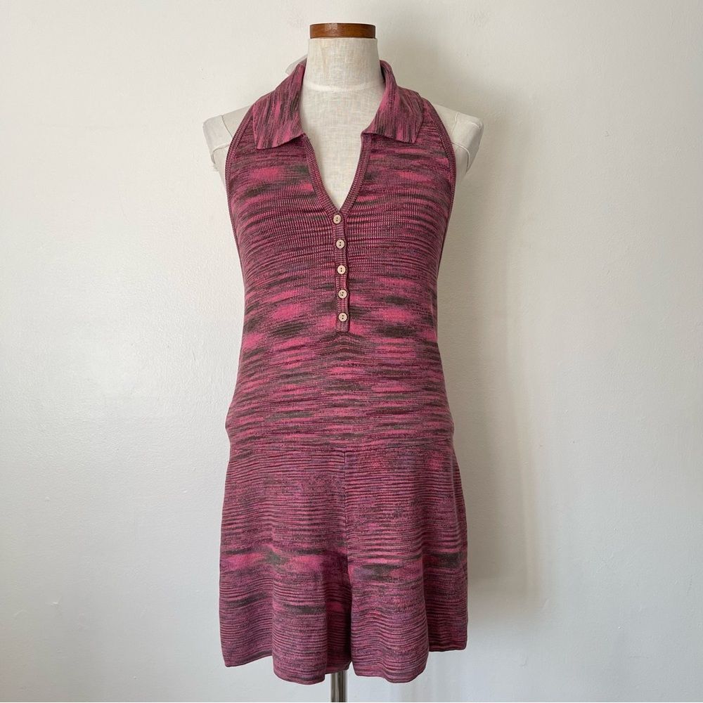 Free People Summer Nights Pink Romper Large NWOT